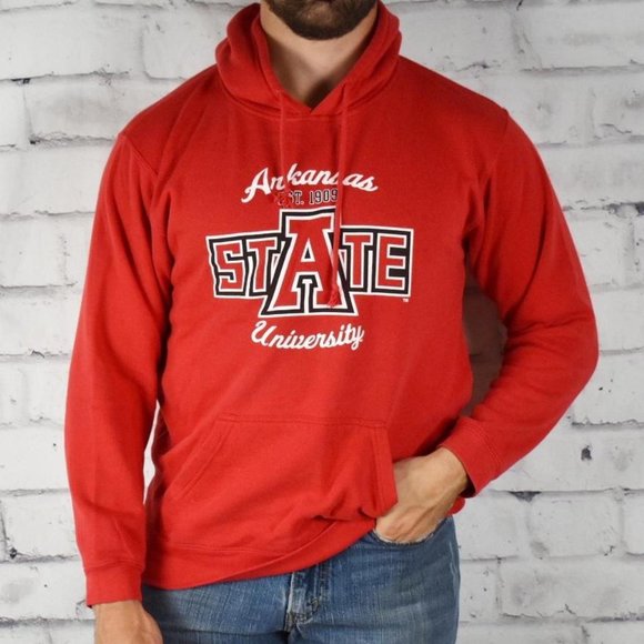 Vintage Arkansas State University Logo Hoodie - Picture 1 of 4